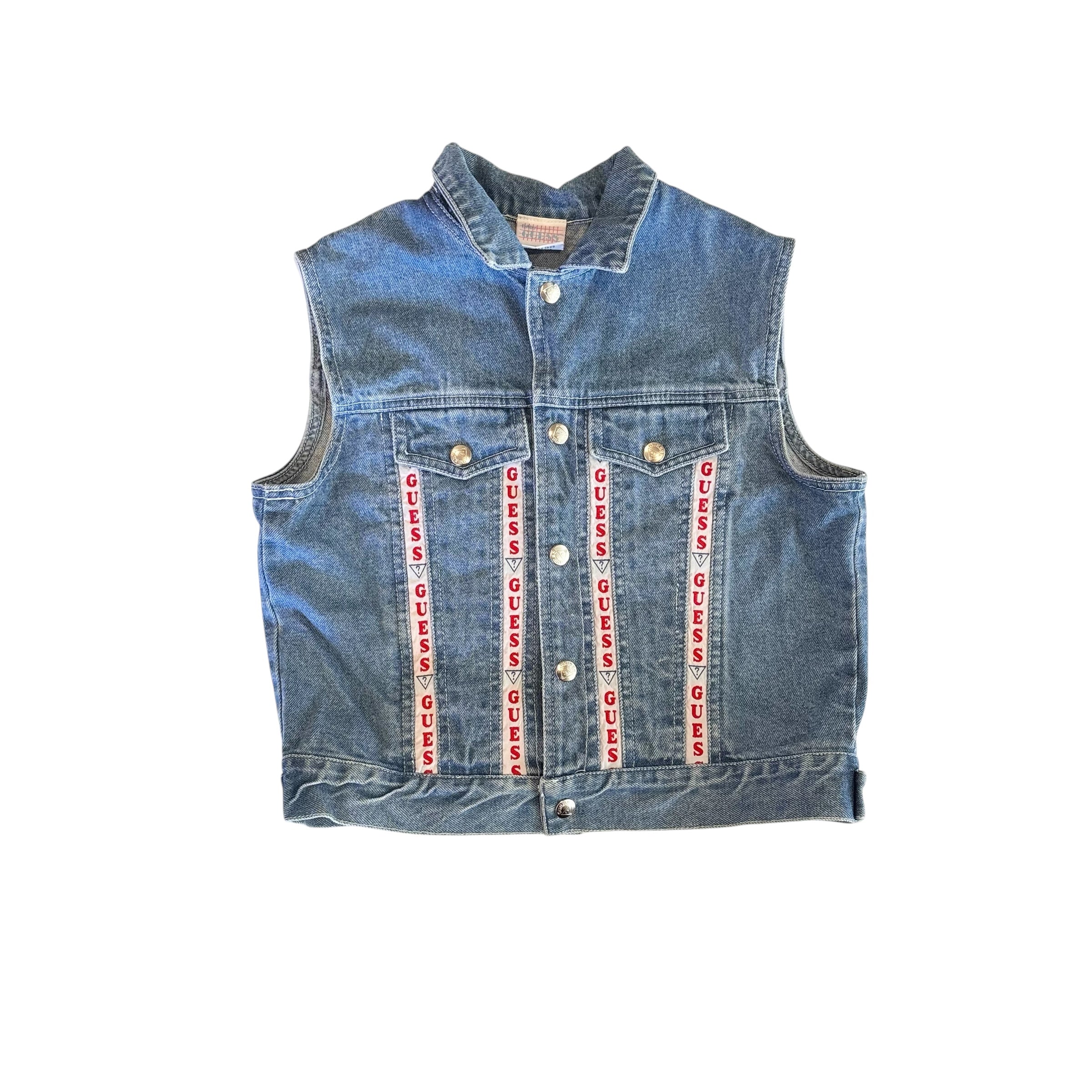 Vintage Guess Denim Vest (5-6)